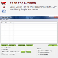 Free PDF to Word Converter