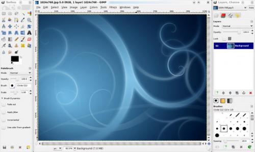 GIMP (โปรแกรม GIMP แต่งรูป Retouch ภาพบน PC ฟรี) : 
