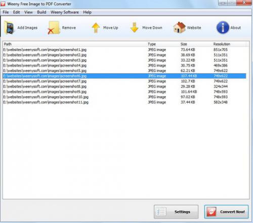 โหลดโปรแกรม Image to PDF Converter