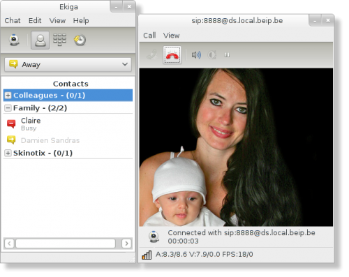 โปรแกรม Ekiga