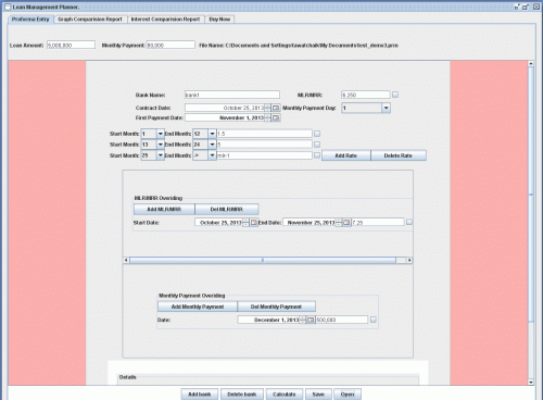 โปรแกรม Home Loan Management Planner