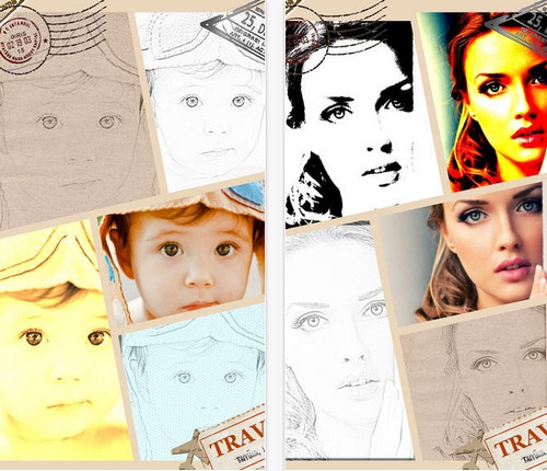 App แต่งรูป Sketch Cartoon