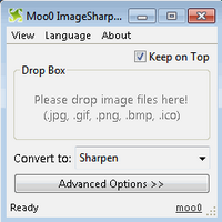 Moo0 Image Sharpener (โปรแกรมทำภาพเบลอ ทำภาพคม ฟรี) : 