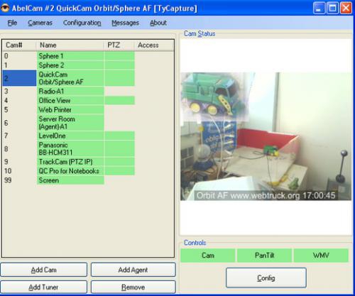 โปรแกรมกล้องเว็บแคม AbelCam โปรแกรมกล้องเว็บแคม AbelCam