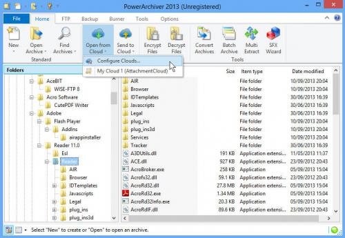 โปรแกรมบีบอัดไฟล์ PowerArchiver
