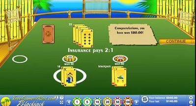 เกมส์ไพ่ Filibuster Blackjack