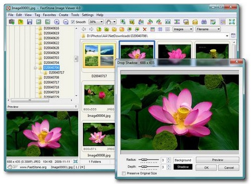 โปรแกรมดูรูปภาพ FastStone Image Viewer