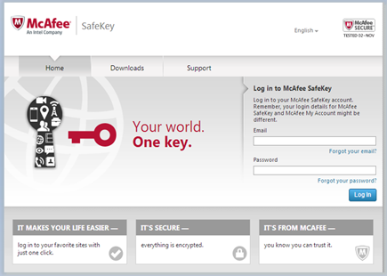 โปรแกรมสแกนไวรัส mcafee-all-access