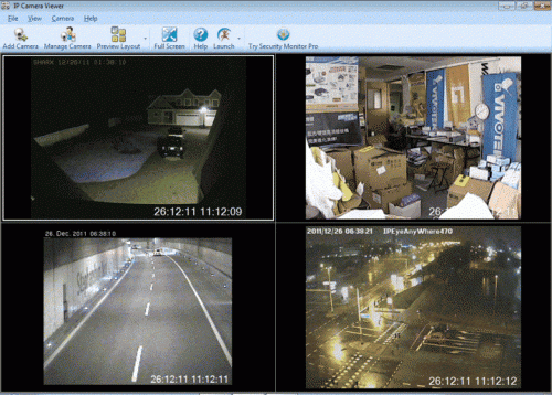 โปรแกรมดูกล้องวงจรปิด IP Camera Viewer โปรแกรมดูกล้องวงจรปิด IP Camera Viewer