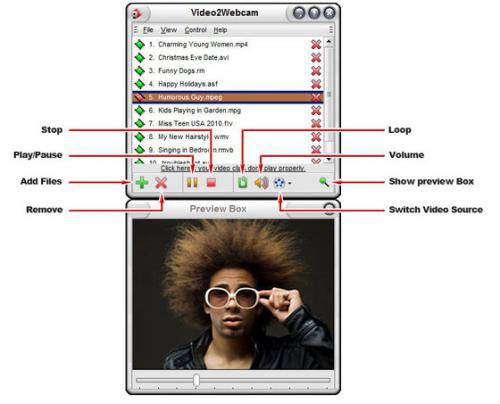 โปรแกรมเปิดวิดีโอบนเว็บแคม