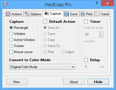 โปรแกรม HardCopy Pro โปรแกรม HardCopy Pro