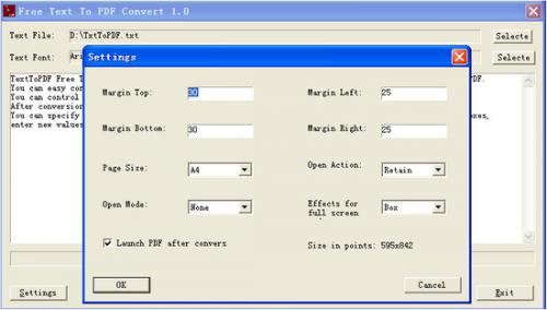 โปรแกรมแปลงไฟล์ Text to PDF Converter โปรแกรมแปลงไฟล์ Text to PDF Converter
