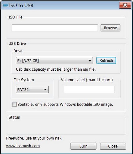 โปรแกรมแปลงไฟล์ ISO ลง USB แฟลชไดร์ฟ โปรแกรมแปลงไฟล์ ISO ลง USB แฟลชไดร์ฟ