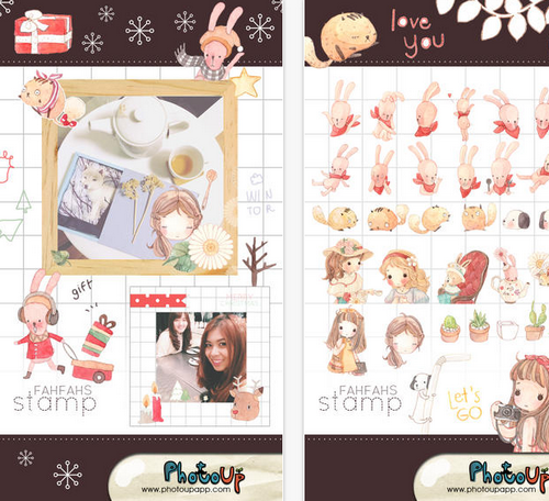 App แต่งรูปสติ๊กเกอร์ FahFahs Stamp App แต่งรูปสติ๊กเกอร์ FahFahs Stamp