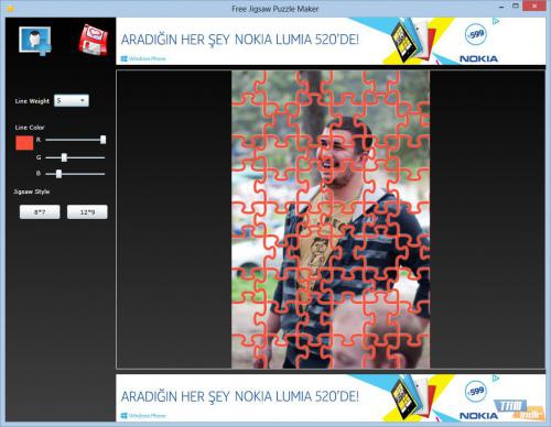 โหลดโปรแกรม Free Jigsaw Puzzle Maker