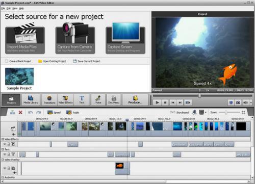 โปรแกรมตัดต่อวิดีโอ AVS Video Editor โปรแกรมตัดต่อวิดีโอ AVS Video Editor