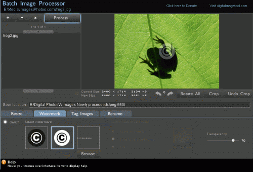 โหลดโปรแกรม Digital Image Tool