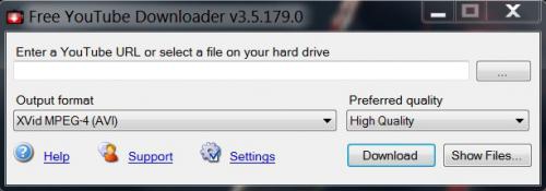 โปรแกรมโหลดคลิป Free YouTube Downloader โปรแกรมโหลดคลิป Free YouTube Downloader