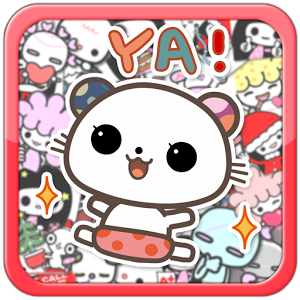 My Chat Sticker 3 (App โหลดสติ๊กเกอร์ฟรี 350 แบบ ทุกแอป) : 