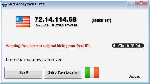 โปรแกรมป้องกัน Surf Anonymous Free