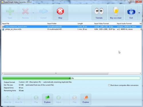 ดาวน์โหลดโปรแกรมแปลงไฟล์ SuperSimple Video Converter