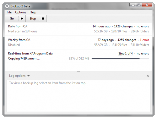 โปรแกรม Bvckup 2