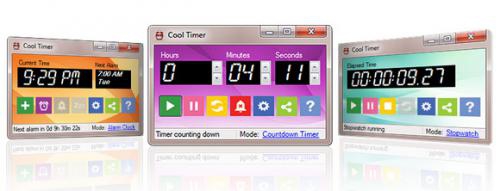 โปรแกรมนาฬิกา Cool Timer