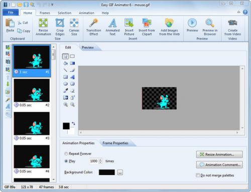 ดาวน์โหลดโปรแกรม Easy GIF Animator ดาวน์โหลดโปรแกรม Easy GIF Animator