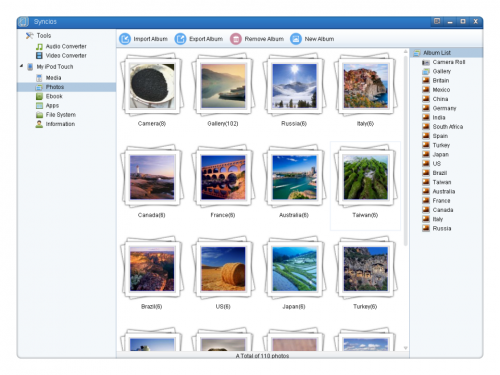 ดาวน์โหลดโปรแกรมซิงค์ข้อมูล Syncios