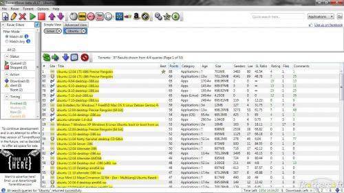 โปรแกรมโหลดบิท TorrentRover โปรแกรมโหลดบิท TorrentRover