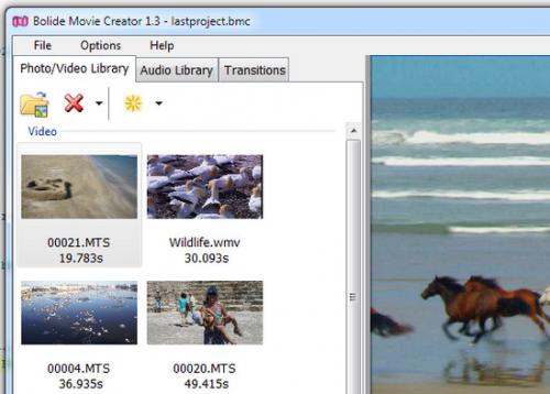 ดาวน์โหลดโปรแกรม Bolide Movie Creator ดาวน์โหลดโปรแกรม Bolide Movie Creator