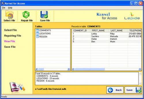 โปรแกรมซ่อมฐานข้อมูล Access