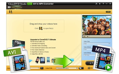 CloneDVD Free AVI to MP4 Converter CloneDVD Free AVI to MP4 Converter