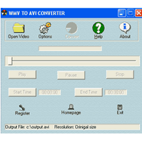WMV to AVI Converter (โปรแกรมแปลงไฟล์ WMV เป็น AVI) : 
