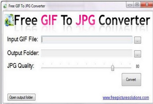 โปรแกรมแปลงไฟล์ GIF เป็น JPG