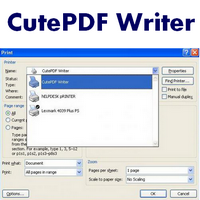 CutePDF Writer (โปรแกรมเขียน PDF)