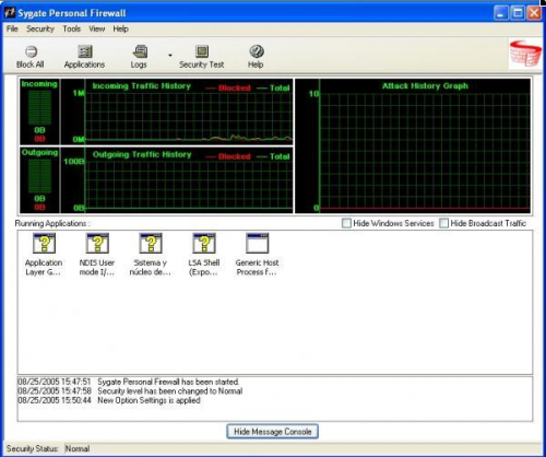Sygate Personal Firewall (โปรแกรมป้องกัน Firewall) : Sygate Personal Firewall (โปรแกรมป้องกัน Firewall) :
