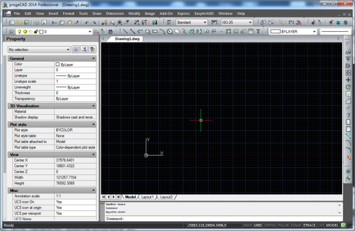 ProgeCAD 2014 (โปรแกรมเขียนแบบ เปิดไฟล์ .DWG AutoCAD ได้) : 