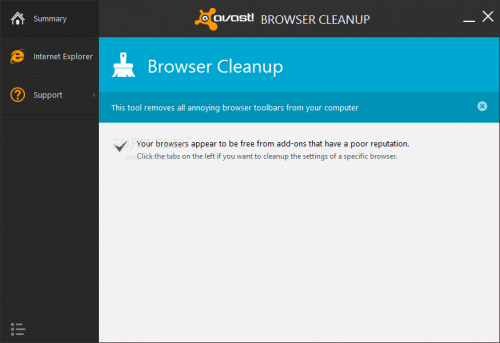 โปรแกรมจัดการเว็บเบราว์เซอร์ Avast Browser Cleanup โปรแกรมจัดการเว็บเบราว์เซอร์ Avast Browser Cleanup