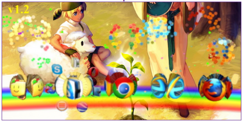 Aero QLaunch (โปรแกรมตกแต่งไอคอน Aero QLaunch) : 