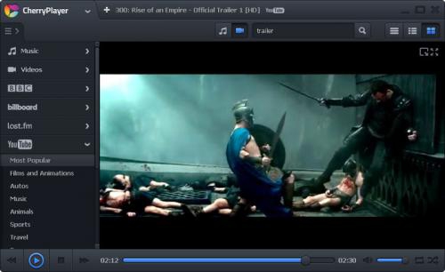 โปรแกรมดูหนัง CherryPlayer
