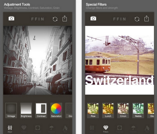 App แต่งรูป แนวสตูดิโอ FFIN 