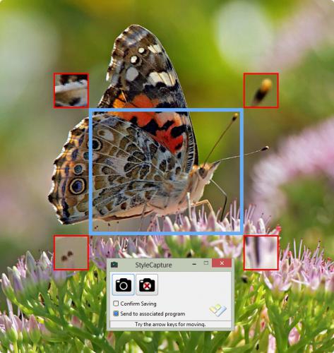โปรแกรมจับภาพหน้าจอ Hornil StyleCapture