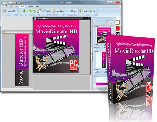 โปรแกรมทำปกหนังสือ Virtual Cover Creator