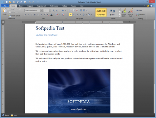 ดาวน์โหลดโปรแกรม Klumbu Word