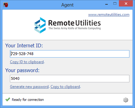 ดาวน์โหลดโปรแกรม Remote_Utilities
