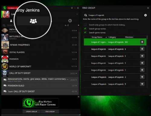 โหลดโปรแกรม Razer Comms