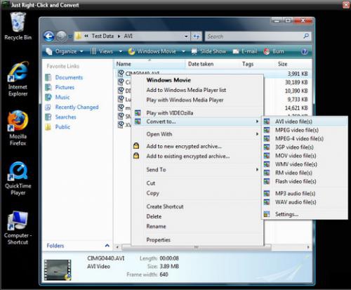 โปรแกรมแปลงไฟล์ VIDEOzilla