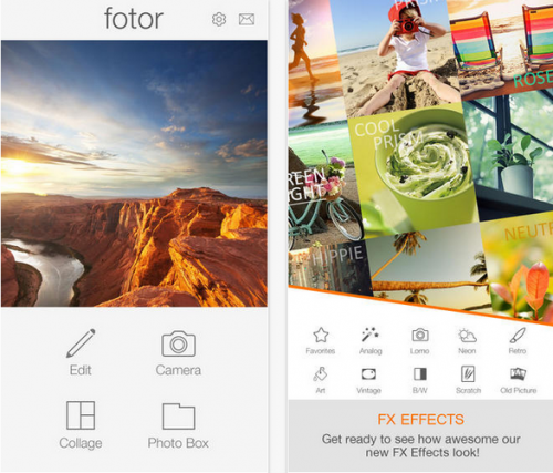 App แต่งรูป Fotor Photo Editor
