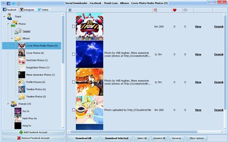 แบ็คอัพ Facebook แบ็คอัพ Facebook